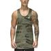 MIARHB Men's Tank Top Sleeveless Muscle T-Shirt Camo A-Shirt Hip Hop Bodybuilding Vest Men vest Men vest