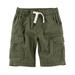 Carters Baby Clothing Outfit Boys Pull-On Cargo Shorts Olive Green