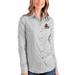 New Mexico State Aggies Antigua Women's Structure Button-Up Shirt - Gray/White