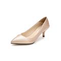 LUXUR WOMENS LADIES MID HEEL CASUAL SMART WORK PUMP COURT SHOES SIZE 4.5-11.5