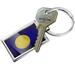 NEONBLOND Keychain Palau Flag with a vintage look