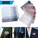 EEEkit Men's Cotton Handkerchiefs, Pocket Square Handkerchief 6 Color For Men, Men's Soft Handkerchiefs Great Gift For Father's,100% Cotton Classic Hankies - Gift Set 40*40cm/15.8*15.8in