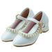 Hawee Dress-up Pumps Pearl-Lined Princess Dress Shoes (Toddler Girls & Little Girls & Big Girls)