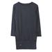 Binpure Women Dress Loose Blouse Tight Bottom Round Neck Long Sleeve Dress