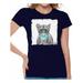 Awkward Styles Lion Chewing Gum T Shirt Animal Clothes T-Shirt for Woman Funny Animal Lovers Gifts for Her Lion Clothing Blue Bubble Shirts Lion T Shirt Cute Animal T Shirt Lion Shirt Women T Shirt