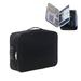 Waterproof 2-Layer Document Storage Bag with Password Lock Valuables Holder Portable Organizer for Passport Legal Files