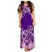 peach couture exclusive paisley print sleeveless scoop neck beach maxi dress large purple