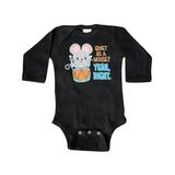 Inktastic Quiet As A Mouse Yeah Right Cute Mouse Drummer Infant Long Sleeve Bodysuit Unisex