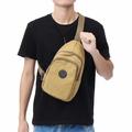 Men Chest Bag Pack Waterproof Travel Sport Shoulder Sling Backpack Canvas Zipper