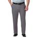 Big & Tall Haggar Premium Comfort Expandable-Waist Classic-Fit Stretch Flat-Front Dress Pants Medium Gray