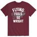 Flying Feels So Wright - Men's Short Sleeve Graphic T-Shirt