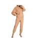 TSEXIEFOOFU WomenÂ´s Fleece 2 Pcs Clothes Sets, Long Sleeve Pullover + Long Pant Outfits