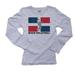 Dominican Republic Olympic - Beach Volleyball - Flag Women's Long Sleeve Grey T-Shirt