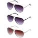 3 Packs Duarable Metal Frame Aviator Sunglasses Painting Frame Spring Temple for Men for Women