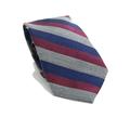 Tommy Hilfiger Mens Red Heather Stripe Neck Tie Silk Accessory Blue Not Applicable