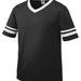 Augusta Sportswear Sleeve Stripe Jersey, Large, BLACK/WHITE