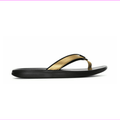 Nike Womens Bella Kai Thong Flip Flop Sandal Black/Gold 10 M