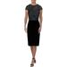 Lauren Ralph Lauren Womens Karina Shimmer Cap Sleeves Cocktail Dress