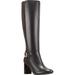 Bandolino Womens Bilya Zipper Knee-High Riding Boots