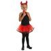 Girls Holiday Costume 3 Piece Dress Set Little Girls, Little Devil, Size: One Size