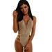 Women Swimwear One-Piece Swimsuit Straps Backless Monokini Push Up Bikini