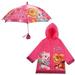 Nickelodeon Kids Umbrella and Slicker, Paw Patrol Toddler Girl Rain Wear Set, for Ages 2-3