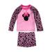 Minnie Mouse Baby Toddler Girl Rash Guard Swimsuit