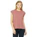 Bella + Canvas Ladies' Flowy Muscle T-Shirt with Rolled Cuff - 8804