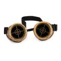 C.F.GOGGLE Wire Light Steampunk Goggles Rainbow Kaleidoscope Sunglasses Lens Cosplay Goggles for Men and Women