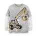 Carter's Baby Boys' Construction Layered-Look Jersey Tee, 9 Months