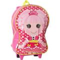 Large Rolling Backpack - Lalaloopsy - Pink 16" School Bag New 824546