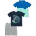 Little Rebels Toddler Boy 3PC Dino Expert Short Set (2T-4T)