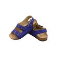 LUXUR Unisex Kids Summer Double Buckle Sandals Adjustable Slide Casual Shoes For Boys Girls