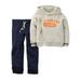 Carters Infant Boys Playground Legend Hoodie Sweatshirt & Pants 2 PC Outfit