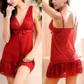 Promotion Clearance!Sexy Summer Women Sexy Lace Sleepwear Lingeries Nightdresses Underwear Babydoll Sleepwear+G-String Night Wear Clothes