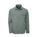 The American Outdoorsman Fleece Lined Washed Canvas Shirt Jackets (Large, Lead Grey)