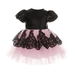 Infant Girls Sequin Bowknot Embroidered Lace Pricness Wedding Party Tutu Dress