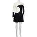 Valentino Ladies Long-sleeve Moon-print Jersey Skater Dress