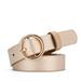 Gueuusu New Women Belt Classic Fashion Solid Soft Leather Waistband Wide Belt Strap Belts