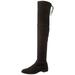 Stuart Weitzman Womens Lowland Suede Tie Back Over-The-Knee Boots