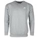 Nike Club Fleece Crew Neck Men's T-Shirt Grey Heather/White 804340-063