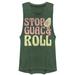 Junior's CHIN UP Stop Guac & Roll Motto Festival Muscle Graphic Tee