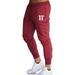 Men Workout Sweatpants Joggers High Waist Slim Fit Pants Tracksuit Sportwear Men Gym Skinny Pants Long Trousers