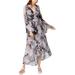 Bar Iii Womens Maxi Wrap? Asymmetrical Dress