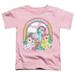 Trevco HBRO207-TT-2 My Little Pony Retro & Under the Rainbow-Short Sleeve Toddler Tee, Pink - Medium 3T