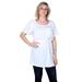 RVCA Women's SHIVER Tee Dress Sundress White X-Small