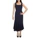 Hope & Harlow Womens Square Neck Cree Cocktail Dress