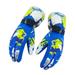 Andoer Ski Gloves 100% Waterproof Warm Snow Gloves for Men Women and Kids Blue Graffiti XL