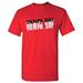 Tampa Bay Retro Repeat - Sports Team City Pride Tailgating T Shirt - X-Large - Red