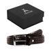 Affilare Men's Genuine Italian Leather Dress Belt 35mm Black Brown 12CFTD24